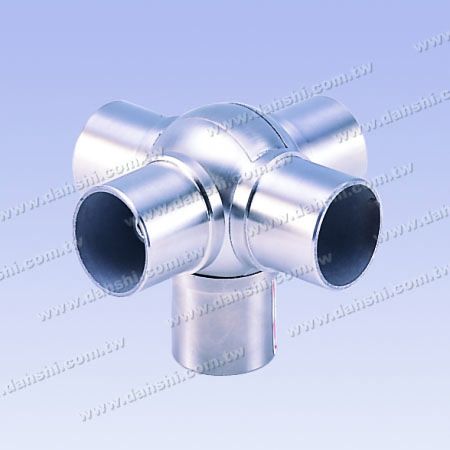 S.S. Round Tube Internal Ball Conn. 5 Way Out Angle Adj. - Stainless Steel Round Tube Internal Ball Connector 5 Way Out Angle Adjustable