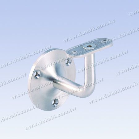 S.S. Square, Rectangular Tube Handrail Wall Bracket - Screw Exposed Bracket - Stainless Steel Square Tube, Rectangular Tube Handrail Wall Bracket - Angle Fixed