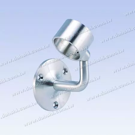 Internal Round Tube Handrail Wall Bracket - Screw Exposed Bracket - Internal Round Tube Handrail Wall Bracket - Angle Adjustable