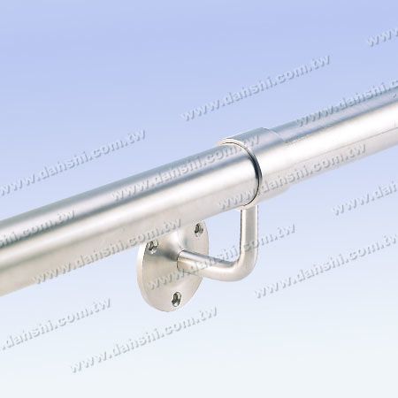 Soporte de pared para barandilla interna de tubo redondo - Soporte de pared para barandilla de tubo redondo interno con tornillo expuesto