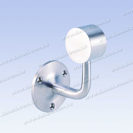 İç Yuvarlak Boru El Koruma Duvar Braketi Sonu (Sol) - Vida Açık Braket - İç Yuvarlak Boru Korkuluk Duvar Braketi Sonu (Sol Taraf)