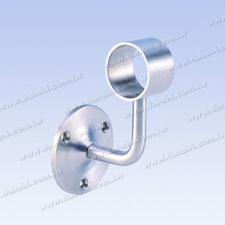 Dahili Yuvarlak Boru Korkuluk Duvar Braketi - Vida Açık Braket - İç Yuvarlak Boru El Koruma Duvar Braketi