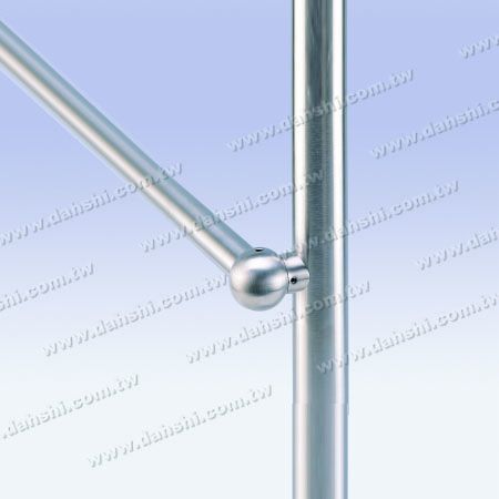 Conector de tubo de acero inoxidable, tipo bola de extremo cerrado, ángulo ajustable - Conector de tubo y barra de acero inoxidable, tipo bola de extremo cerrado, ángulo ajustable