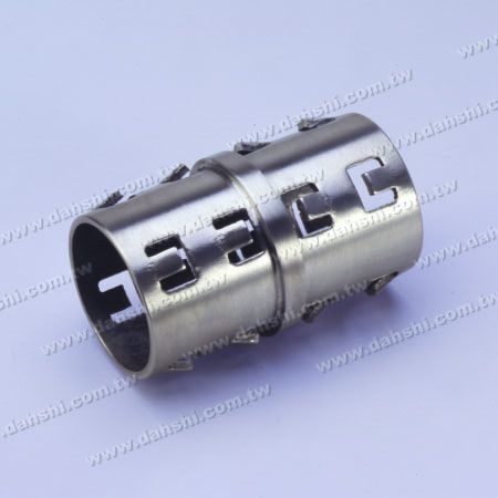 S.S. Round Tube Internal Line Connector - Stainless Steel Round Tube Internal Line Connector - Exit spring design- welding free/ glue applicable