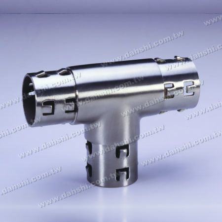 S.S. Round Tube Internal T Connector - Stainless Steel Round Tube Internal T Connector - Exit spring design- welding free/ glue applicable