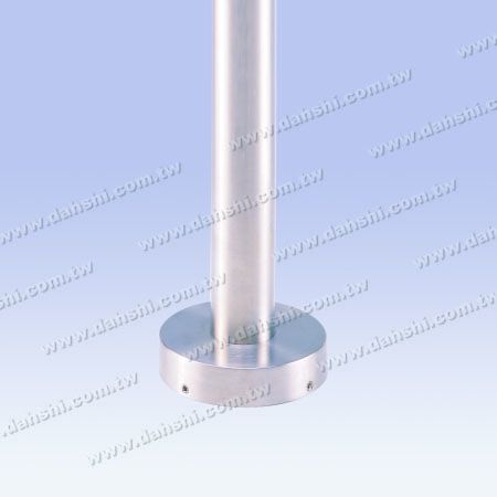S.S. 2 Pieces Round Tube Base - Stainless Steel Round Tube Handrail 2 Pieces Round Base