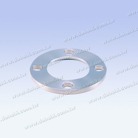 برای لوله گرد استیل ضد زنگ ۶۰.۳ میلیمتری - پلاک گرد دستگیره - ۴ سوراخ پیچ