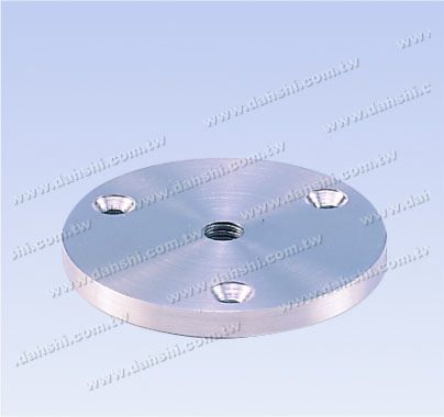 不锈钢三孔圆管用圆形底座 - 不锈钢三孔圆管用底座