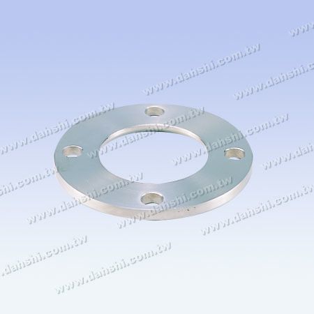 برای لوله گرد استیل ضد زنگ ۷۶.۱ میلیمتری - پلاک گرد دستگیره - ۴ سوراخ پیچ