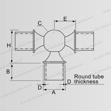 एस.एस. गोल ट्यूब आंतरिक गोल कनेक्टर टी 3 तरफ निकास - आयाम: स्टेनलेस स्टील गोल ट्यूब आंतरिक बॉल कनेक्टर टी 3 वे आउट एस.एस. गोल ट्यूब आंतरिक गोल कनेक्टर टी 3 तरफ निकास - आयाम: स्टेनलेस स्टील गोल ट्यूब आंतरिक बॉल कनेक्टर टी 3 वे आउट