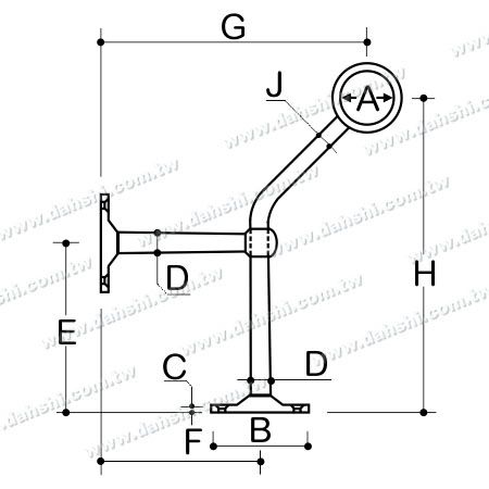 Dimensione: Poggiapiedi in acciaio inossidabile per bar