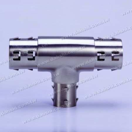Conector interno em T de tubo redondo de aço inoxidável - Conector interno em T de tubo redondo de aço inoxidável Conector interno em T de tubo redondo de aço inoxidável - Conector interno em T de tubo redondo de aço inoxidável