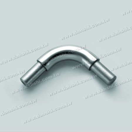 Curva a gomito interna a 90° in tubo rotondo in acciaio inossidabile - Grande angolo