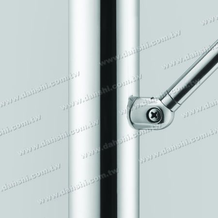 Conector de tubo/barra de acero inoxidable con ángulo interno ajustable - Conector de tubo/barra de acero inoxidable con ángulo interno ajustable