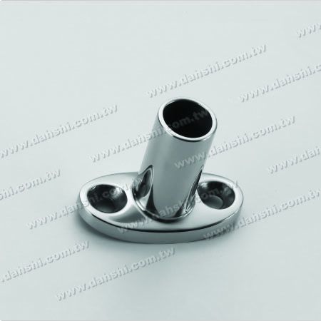 不锈钢圆管横杆与圆管立柱90度直向接头固定座- 圆管套内 - 不锈钢圆管横杆与圆管立柱90度直向接头固定座- 圆管套内