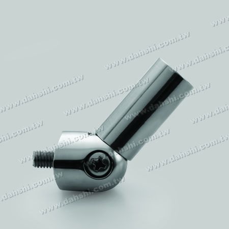 Conector de tubo y barra de acero inoxidable, ángulo externo ajustable - Conector de tubo y barra de acero inoxidable, ángulo externo ajustable
