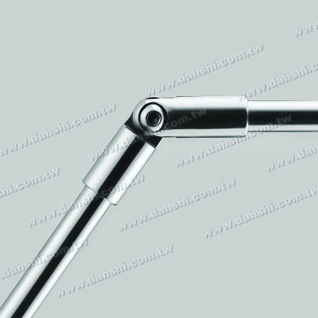 Konektor Sudut Elbow Pipa Bulat S.S. Eksternal - Konektor Sudut Elbow Eksternal Pipa Bulat Stainless Steel yang Dapat Disesuaikan Konektor Sudut Elbow Pipa Bulat S.S. Eksternal - Konektor Sudut Elbow Eksternal Pipa Bulat Stainless Steel yang Dapat Disesuaikan