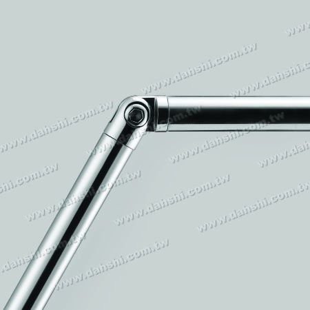 S.S. Round Tube Internal Elbow Conn. Angle Adj. - Stainless Steel Round Tube Internal Elbow Connector Angle Adjustable