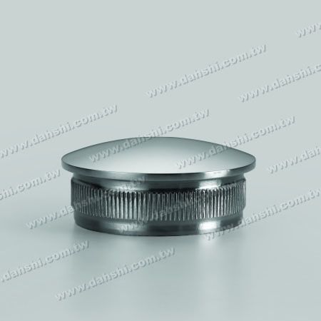 S.S. Round Tube Curve Top End Cap with Fix Rim Design - Stainless Steel Round Tube Curve Top End Cap with Fix Rim Design