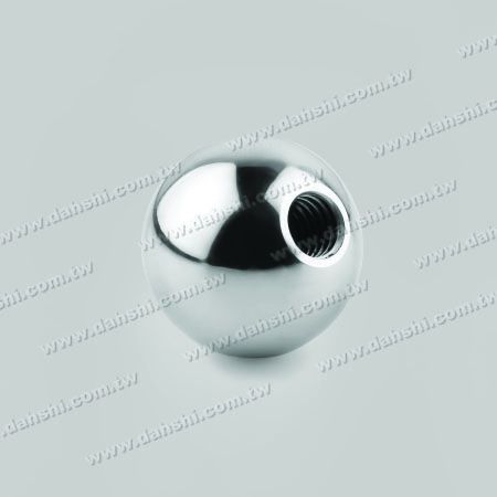 Tubo/barra rotonda in acciaio inossidabile tipo sfera con tappo interno filettato solido e cavo