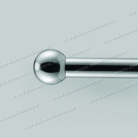S.S. Round Tube/Bar Ball Type Solid and Hallow Inner Thread End Cap - Stainless Steel Round Tube/Bar Ball Type Solid and Hallow Inner Thread End Cap