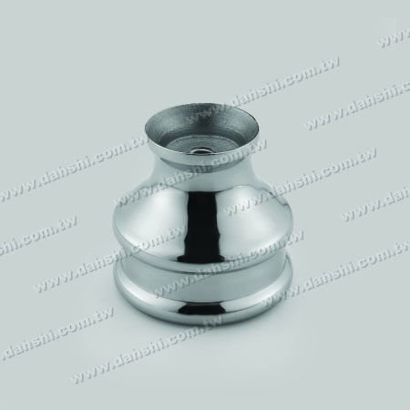 Connector hollow ball and round tube– external, put on tube - Stainless Steel Accessories can be applied on connecting hollow ball and round tube – external, put on tube