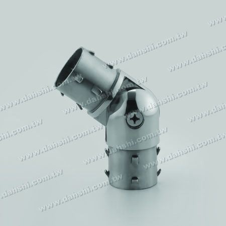 Codo interno ajustable de tubo redondo de acero inoxidable - Diseño de resorte de salida - sin soldadura / aplicable con pegamento