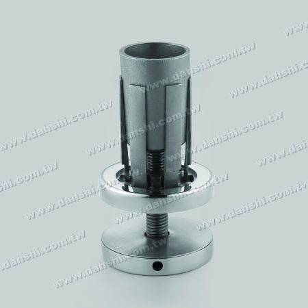 S.S. 2 Pieces Round Base - Stainless Steel Round Tube Handrail 2 Pieces Round Base