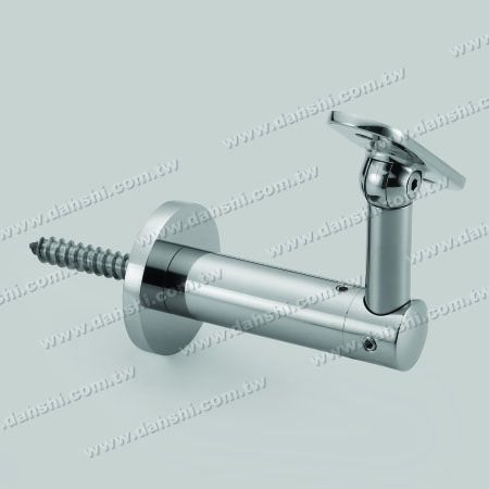 Edelstahl-Vierkantrohr, Rechteckrohr-Handlauf-Wandhalterung - Selbstschneidende Schraube - Edelstahl-Vierkantrohr, Rechteckrohr-Handlauf-Wandhalterung - Winkel verstellbar