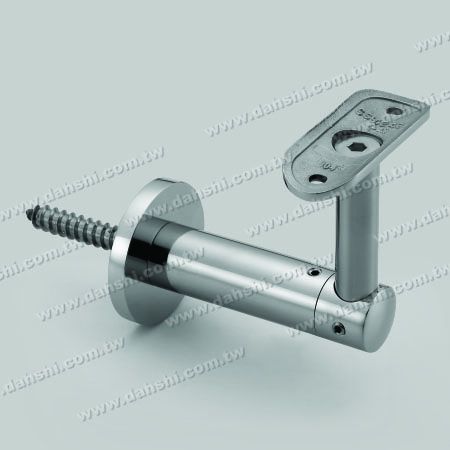 Paslanmaz Çelik Yuvarlak Boru Korkuluk Duvar Braketi - Paslanmaz Çelik Yuvarlak Boru Korkuluk Duvar Aparatı - Açı Sabit Kendinden Gevşemeli Vida