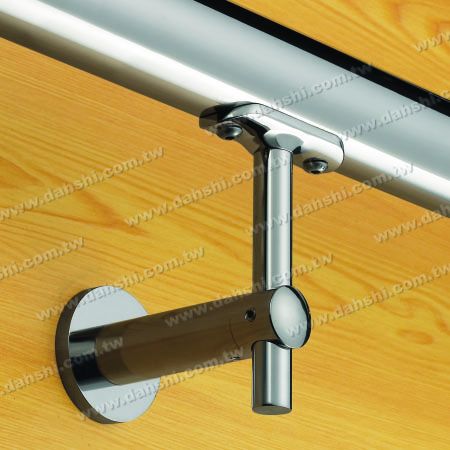 Edelstahl-Rundrohr-Geländer-Wandhalterung, Höhenverstellbar - Selbstschneidende Schraube - Edelstahl-Rundrohr-Handlauf-Wandhalterung, verstellbare Höhe - Winkel fest Edelstahl-Rundrohr-Geländer-Wandhalterung, Höhenverstellbar - Selbstschneidende Schraube - Edelstahl-Rundrohr-Handlauf-Wandhalterung, verstellbare Höhe - Winkel fest