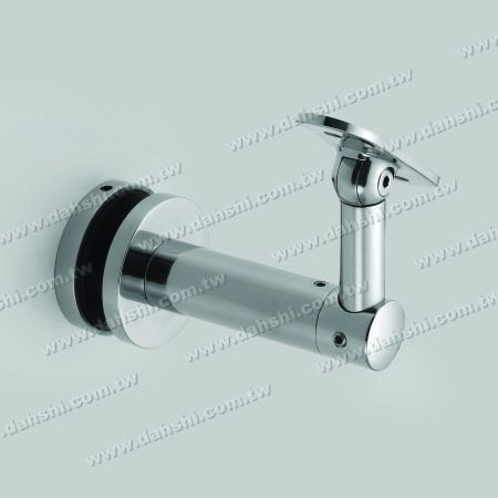 S.S. Bracket for Glass Flat Top Angle Adj. - Stainless Steel Bracket for Glass Flat Top Angle Adjustable