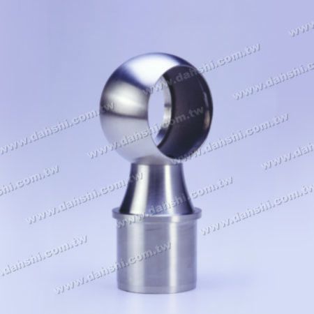 S.S. Round Tube Handrail Perp. Post Connector Through Ring - Stainless Steel Round Tube Handrail Perpendicular Post Connector Through Ring