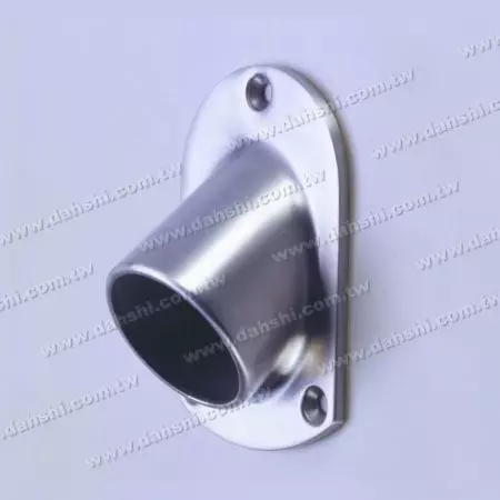 S.S. Round Tube Oval Shape Angle Fix 122°~138° Base - Stainless Steel Round Tube Oval Shape Angle Fix 122°~138° Base Plate