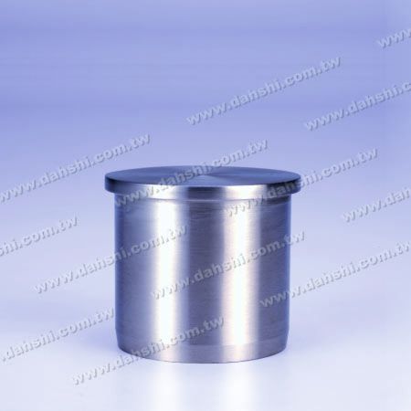 Stainless Steel Round Tube Flat Top End Cap - European Size
