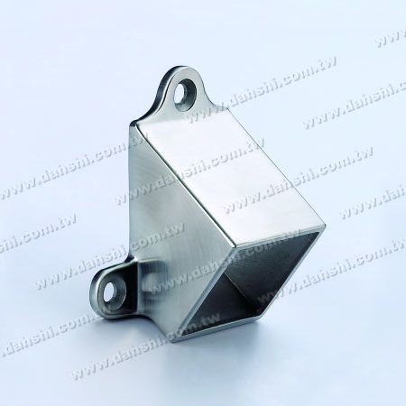 S.S.角パイプ手すり壁端部 - ステンレス鋼製角パイプ手すり壁端部