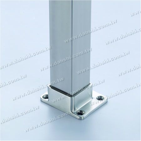 استفاده از پایه دستگیره تیوب مربع از جنس فولاد ضد زنگ - استفاده از پایه دستگیره تیوب مربع فولاد ضد زنگ برای لبه دیوار