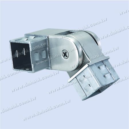 Stainless Steel Square Tube Internal Square Corner Connector Angle Adjustable - Exit spring design- welding free/ glue applicable