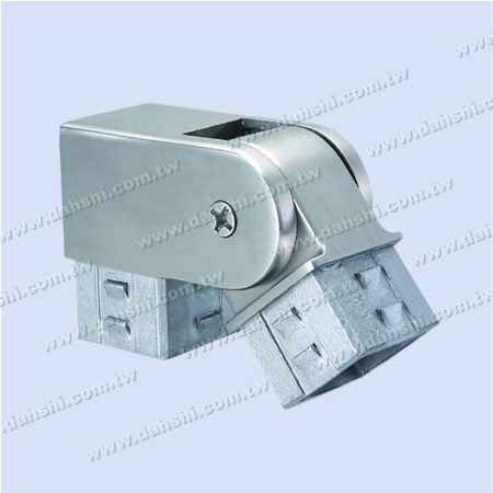 Регулируемый угловой соединитель внутреннего квадратного угла из нержавеющей стали для квадратной трубы - дизайн выходной пружины - без сварки/применимо к клею