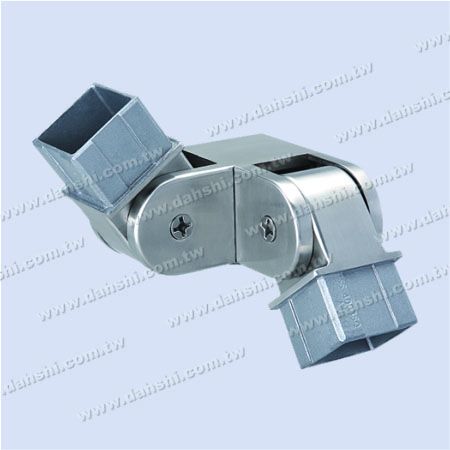 S.S. Kare Boru İç Merdiven Köşe Bağlantısı Açısı Ayarlanabilir - Paslanmaz Çelik Kare Boru İç Merdiven Köşe Bağlantı Açısı Ayarlanabilir