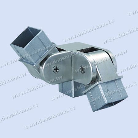 S.S. Kare Boru İç Merdiven Köşe Bağlantısı Açısı Ayarlanabilir - Paslanmaz Çelik Kare Boru İç Merdiven Köşe Bağlantı Açısı Ayarlanabilir