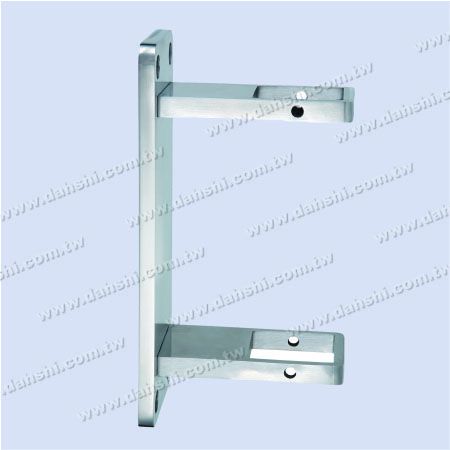 S.S.スクエアチューブブラケット長方形バック - ステンレススチールの角チューブ手すりブラケット長方形バック