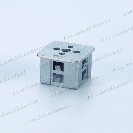 Stainless Steel Square Tube Handrail Connector External Fit - Exit spring design- welding free/ glue applicable