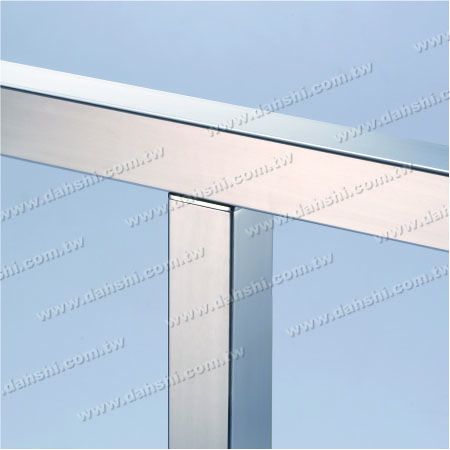 Connecteur de main courante en tube carré S.S. - Connecteur de main courante en tube carré en acier inoxydable Connecteur de main courante en tube carré S.S. - Connecteur de main courante en tube carré en acier inoxydable