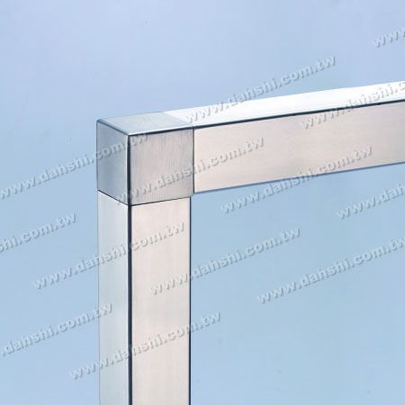 Ceangal Inmheánach 90° Túba Cearnach S.S. - Conneacht 90 céim inmheánach do channa cearnóg cruach dhosmálta Ceangal Inmheánach 90° Túba Cearnach S.S. - Conneacht 90 céim inmheánach do channa cearnóg cruach dhosmálta