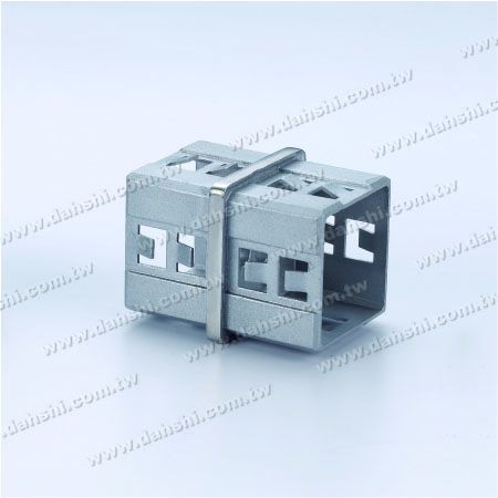 Stainless Steel Square Tube Internal Line Connector - Exit spring design- welding free/ glue applicable