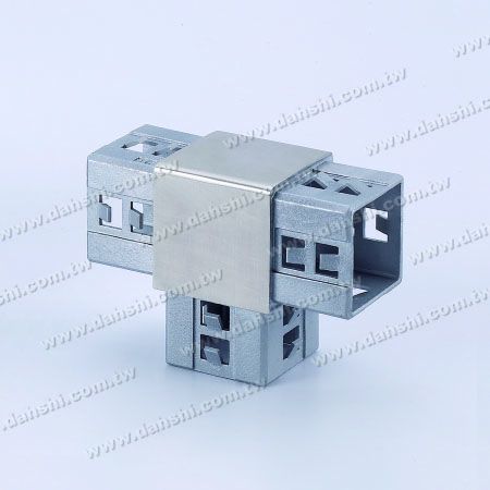 Dimension：Stainless Steel Square Tube Internal T Connector - Exit spring design- welding free/ glue applicable