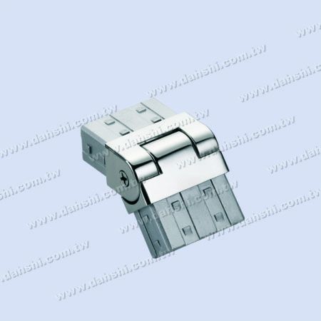 Paslanmaz Çelik Dikdörtgen Boru İç Dirsek Açısı Ayarlanabilir - Çıkış yay tasarımı - kaynak gerektirmez/ yapıştırıcı uygulanabilir