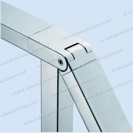 S.S. Rectangle Tube Corner Conn. 3 Way Out Angle Adj. - Stainless Steel Rectangle Tube Internal Stair Corner Connector 3 Way Out Angle Adjustable S.S. Rectangle Tube Corner Conn. 3 Way Out Angle Adj. - Stainless Steel Rectangle Tube Internal Stair Corner Connector 3 Way Out Angle Adjustable