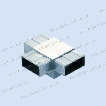 S.S. Rectangle Tube Internal 90° T Conn. 4 Way Out - Stainless Steel Rectangle Tube Internal 90degree T Connector 4 Way Out
